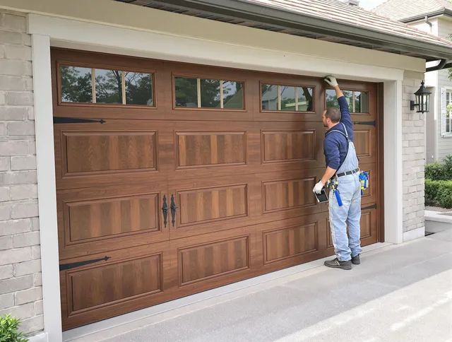 Custom garage door showcase by Cleveland Garage Door Repair in Cleveland