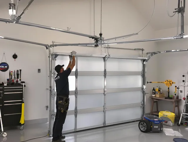Cleveland Garage Door Repair certified team performing precision garage door installation in Cleveland