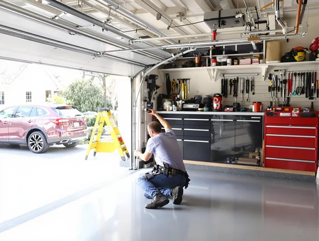 Local garage door repair service by Cleveland Garage Door Repair in Cleveland