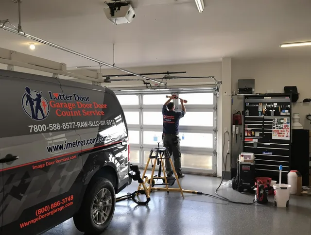 Cleveland Garage Door Repair team performing same-day garage door repair in Cleveland